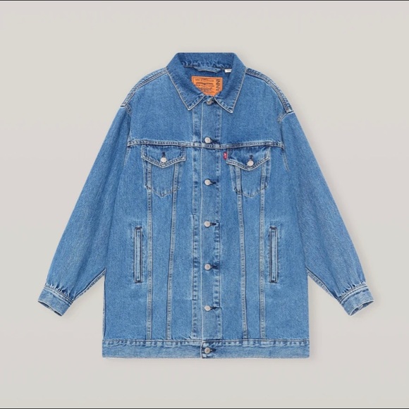 Ganni Jackets & Blazers - Ganni Blue Jean Jacket
